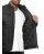 Red Bridge Mens Jacket Quilted Winter Jacket Faux Leather Marlon Quilted Black S