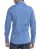 Red Bridge Mens Basic Design Slim Fit Long Sleeve Shirt Blue 5XL