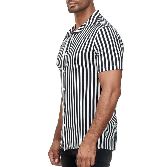 Red Bridge Mens Short Sleeve Striped Shirt