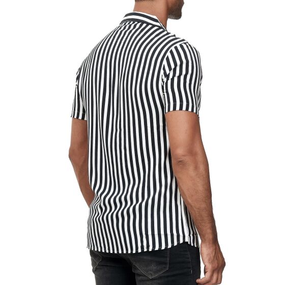 Red Bridge Mens Short Sleeve Striped Shirt