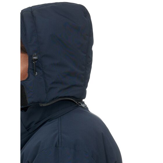 Red Bridge Herren Parka Jacke Mantel Winterjacke RB Patches Navy Blau L