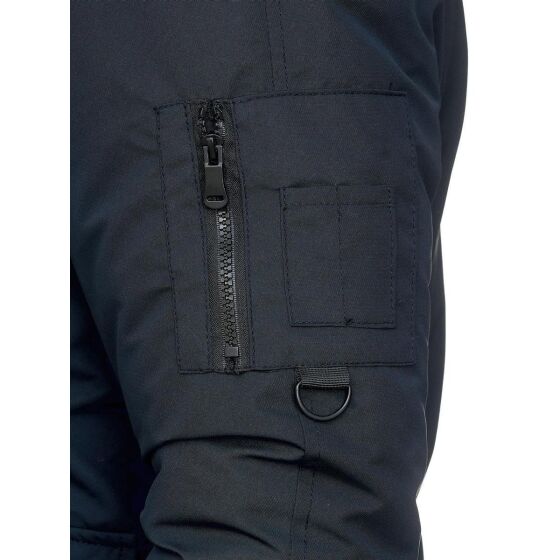 Red Bridge Herren Parka Jacke Mantel Winterjacke RB Patches Navy Blau XXL