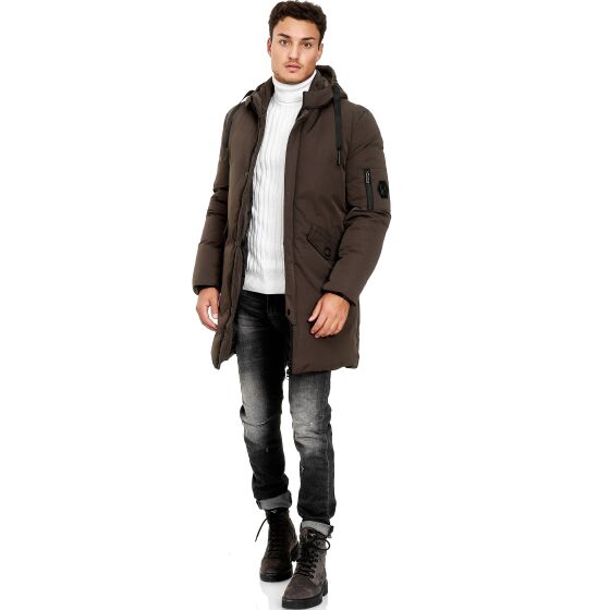 Red Bridge Herren Parka Jacke Mantel Winterjacke Long Basic