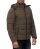 Red Bridge Mens jacket quilted jacket winter jacket Bubble Coffee XL
