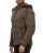 Red Bridge Mens jacket quilted jacket winter jacket Bubble Coffee XXL