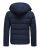 Red Bridge Mens Quilted Jacket Winter Jacket Bubble Navy Blue XXL