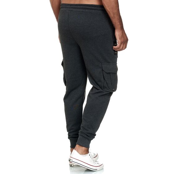 Red Bridge Mens Cargo Sweatpants Jogger Pants Sweat-Pants Double Zip