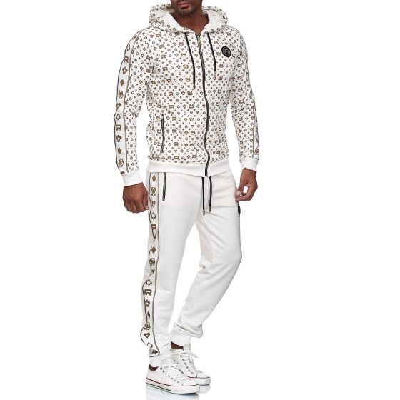 Red Bridge Herren Jogginganzug Sweat Suit Set Jacke Hose