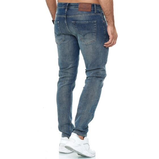 Red Bridge Herren Jeans Hose Slim-Fit Denim Stonewashed Arena B