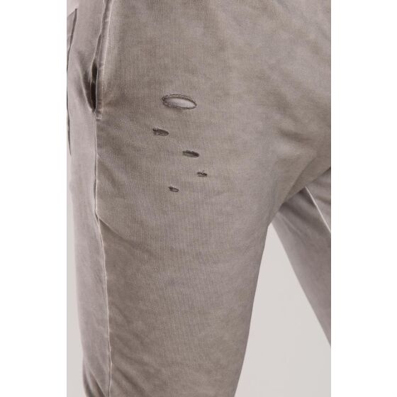 Red Bridge Mens Destroyed Sweatpants Pant Stone Gray 2XL