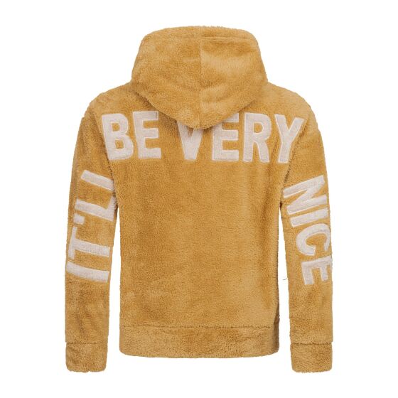 Red Bridge Herren Teddyfell Hoodie Kapuzenpullover Sweater Very Nice