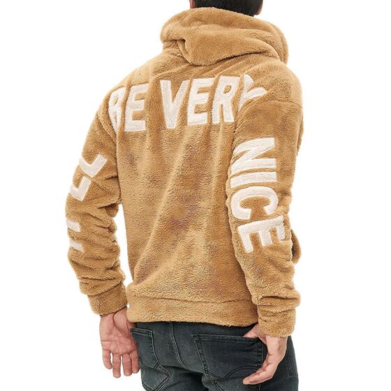 Red Bridge Herren Teddyfell Hoodie Kapuzenpullover Sweater Very Nice