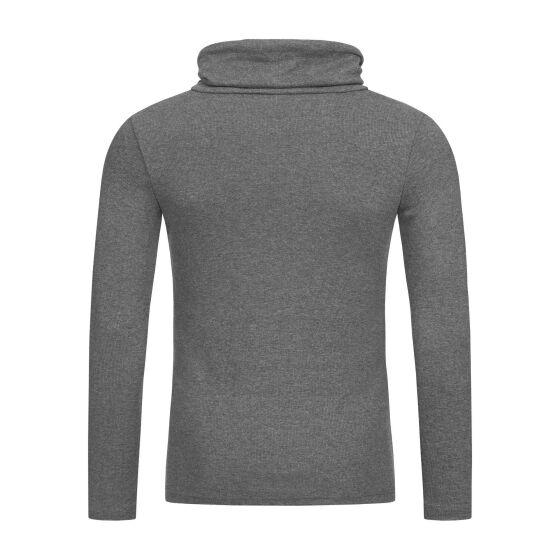 Red Bridge Herren Pullover Sweatshirt High Collar Slim Fit