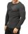 Red Bridge Mens Knit Sweater Arrow Shoulder Pullover Anthracite S