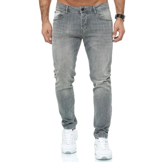 Red Bridge Herren Jeans Hose Slim-Fit Denim Stonewashed Arena B