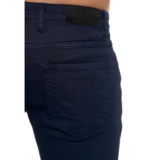 Red Bridge Mens Jeans Trousers Slim-Fit Drainpipe Jeans Denim Colored Dark Blue W29 L32