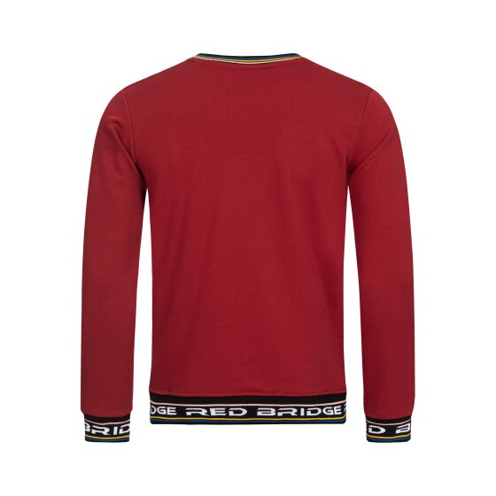 Red Bridge Mens Sweater Pullover Colored Stripes RB