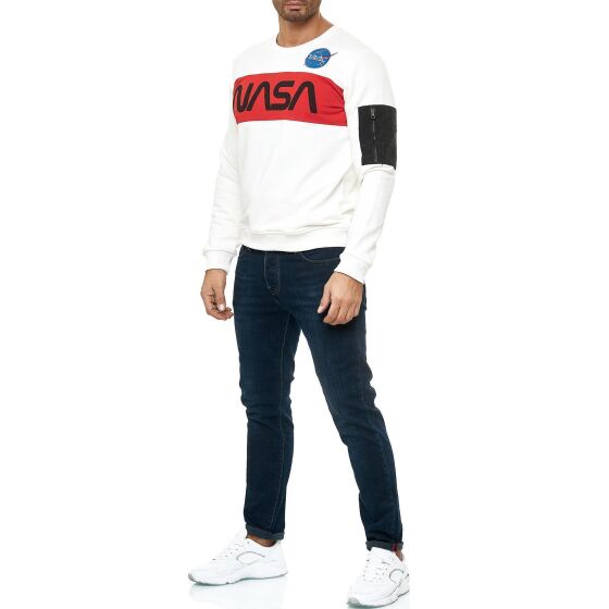 Red Bridge Mens Sweatshirt Jumper NASA