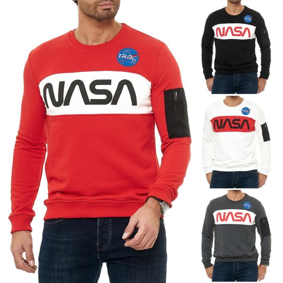 Red Bridge Mens Sweatshirt Jumper NASA