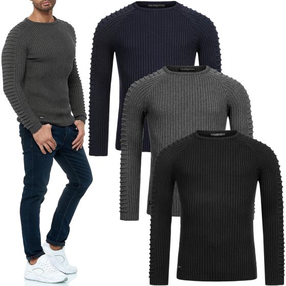 Red Bridge Herren Strickpullover Pullover Big Ribbed Arms