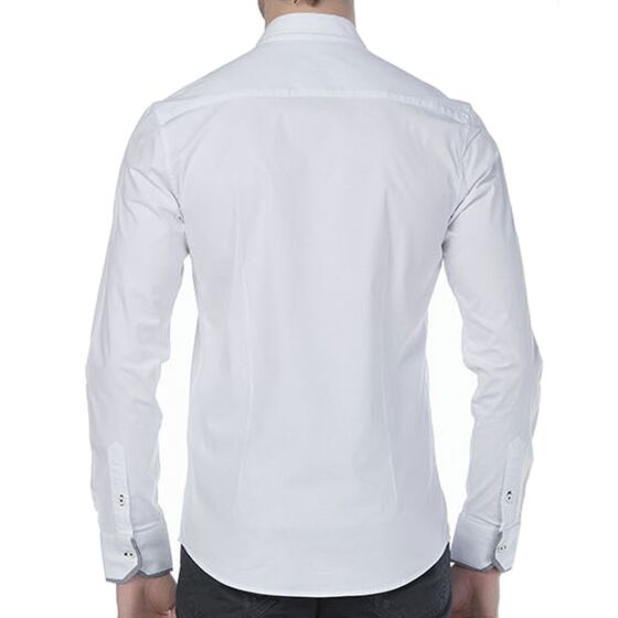 Red Bridge Mens Contrast Line shirt white