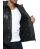 Red Bridge Mens leather jacket Real leather biker jacket with sweat hood two in one black 3XL