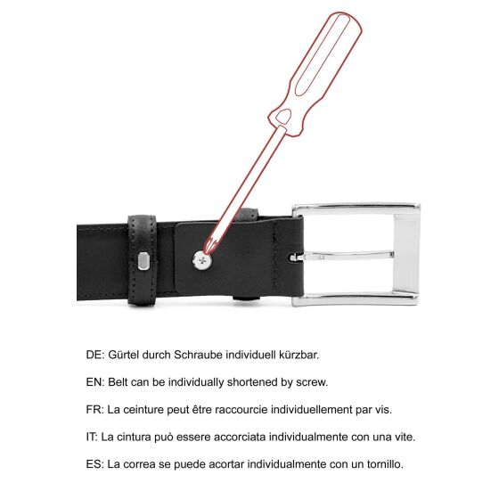 Red Bridge Herren Gürtel Echtleder Ledergürtel Leather Belt RBC Premium
