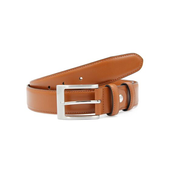 Red Bridge Mens Belt Genuine Leather Leather Belt RBC Premium Taba 100