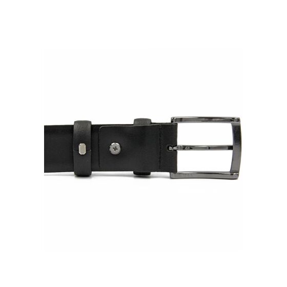 Red Bridge Mens Genuine Leather Belt Leather Belt RBC Premium Black 115