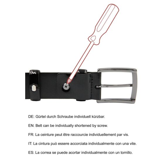 Red Bridge Herren Gürtel Echtleder Ledergürtel Leather Belt