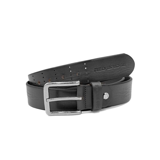Red Bridge Herren Gürtel Echtleder Ledergürtel Leather Belt Scratched