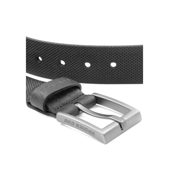 Red Bridge Mens Genuine Leather Belt Leather Belt Scratched Honeycomb