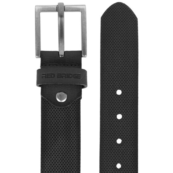 Red Bridge Mens Genuine Leather Belt Leather Belt Scratched Honeycomb