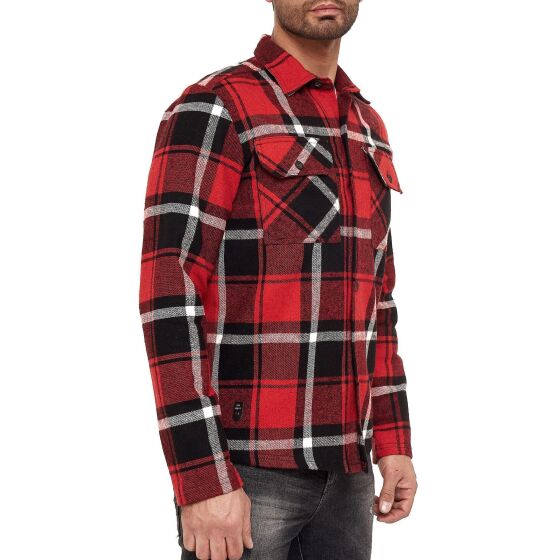 Red Bridge Mens Shirt Casual Plaid Shirts Modern Fit Long Sleeve Checked