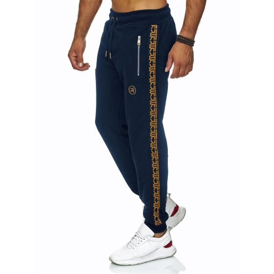 Red Bridge Mens Sweatpants Jogger Pants Sweat-Pants R-Logo Premium Dark Blue XXL
