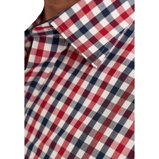 Red Bridge Mens Shirt Casual Plaid Shirts Modern Fit Long Sleeve Checked