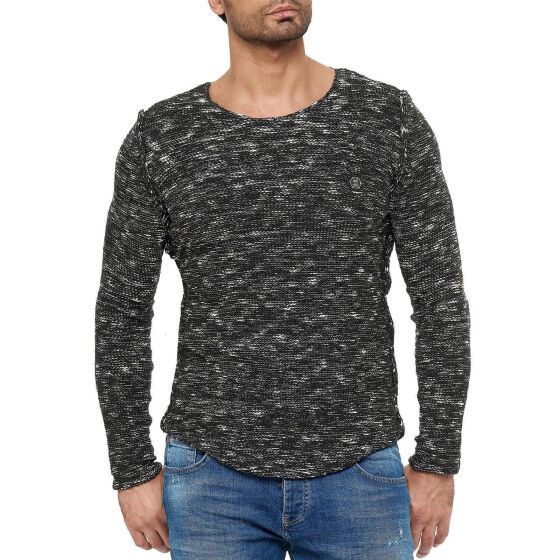 Red Bridge Herren Strickpullover Sweatshirt Grobstrick Rounded Seam