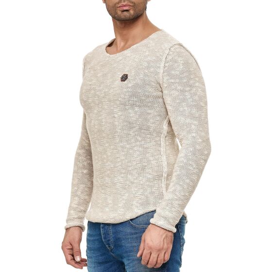 Red Bridge Herren Strickpullover Sweatshirt Grobstrick Rounded Seam