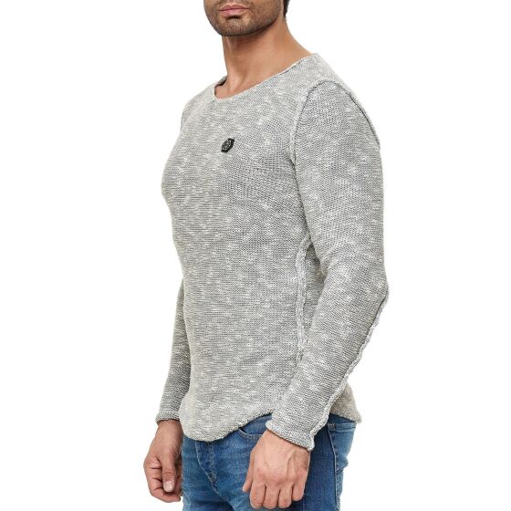 Red Bridge Herren Strickpullover Sweatshirt Grobstrick Rounded Seam