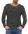 Red Bridge Mens Knit Jumper Sweatshirt Chunky Rounded Seam Anthracite S