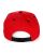 Red Bridge Unisex RB-Logo Snapback Cap Bestickt Rot-Schwarz One Size