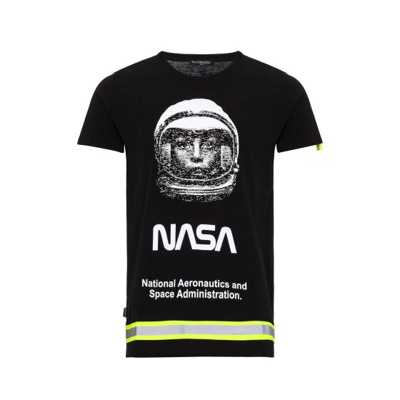 Red Bridge Herren T-Shirt NASA Bounce off Schwarz S