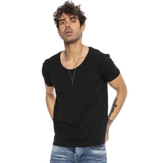 Red Bridge Herren T-Shirt Round Neck Ausschnittgröße - Weit