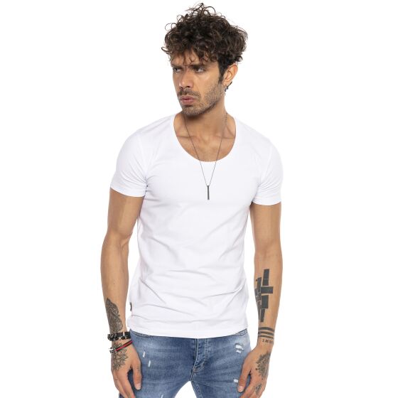 Red Bridge Herren T-Shirt Round Neck Ausschnittgröße - Weit