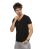 Red Bridge Herren T-Shirt V-Neck Ausschnittgröße - Weit Schwarz XL