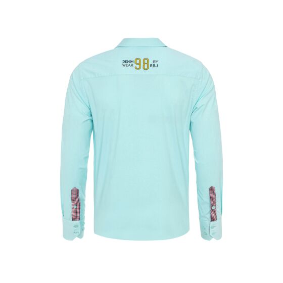 Red Bridge Mens Diamond RBJ-98 Design Modern Fit Long Sleeve Shirt