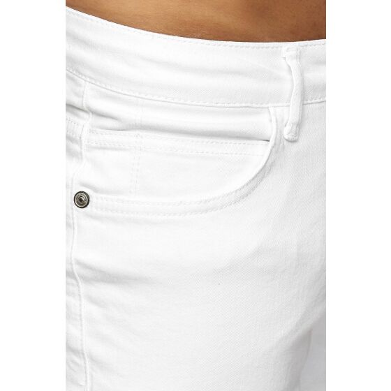 Red Bridge Mens Jeans Trousers Slim-Fit Drainpipe Jeans Denim Colored White W32 L30