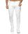 Red Bridge Mens Jeans Trousers Slim-Fit Drainpipe Jeans Denim Colored White W32 L30