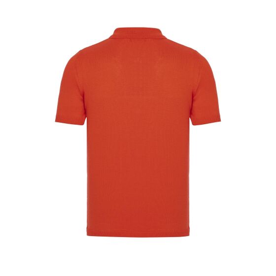 Red Bridge Mens Polo Shirt Knit T-Shirt Zipped up Contrast