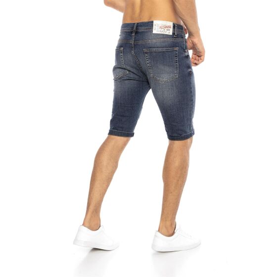 Red Bridge Herren Jeans Shorts Kurze Hose Denim Destroyed